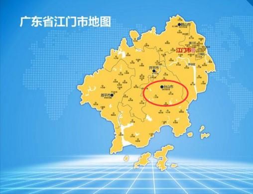 在地理位置上,台山市东邻珠海,北靠江门新会区,西连开平,恩平,阳江三