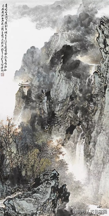 著名画家施云翔山水画作品欣赏