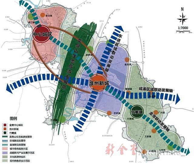 金堂规划出炉 打造"双城,一带,三轴,四片区"