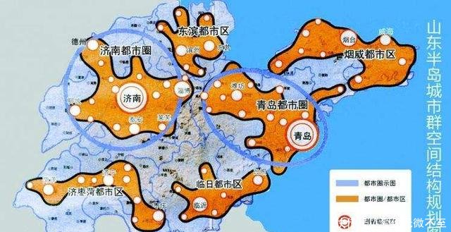 山东行政区这样划分,济南和烟台能成为新一线,重新振兴山东经济