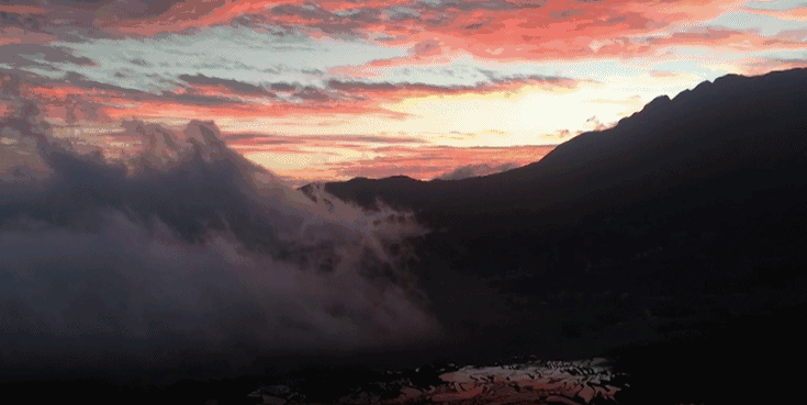 上帝遗落在人间的魔镜云南元阳云上梯田