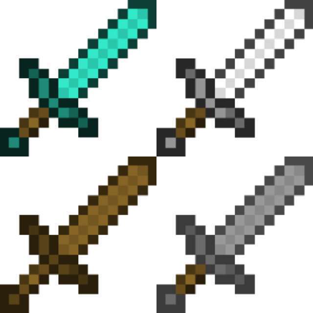 我的世界:最厉害的四种武器,钻石剑排第四,萌新:斧这么厉害?