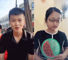 几十万人和她合拍抖音,西瓜扇小姐姐火了,网友:我也想