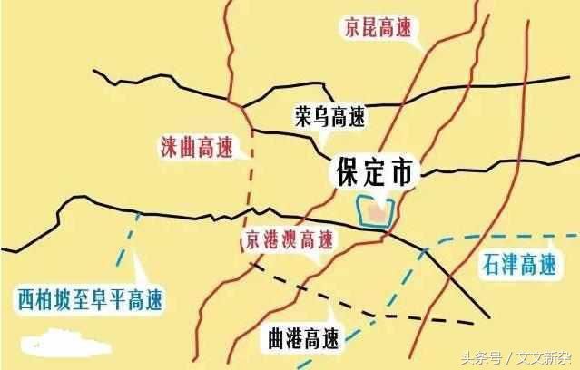 曲港高速起自曲阳县境内的京昆(北京至昆明)高速互通,与规划的涞曲