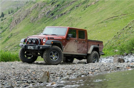 改装版jeep牧马人皮卡早于官方发布