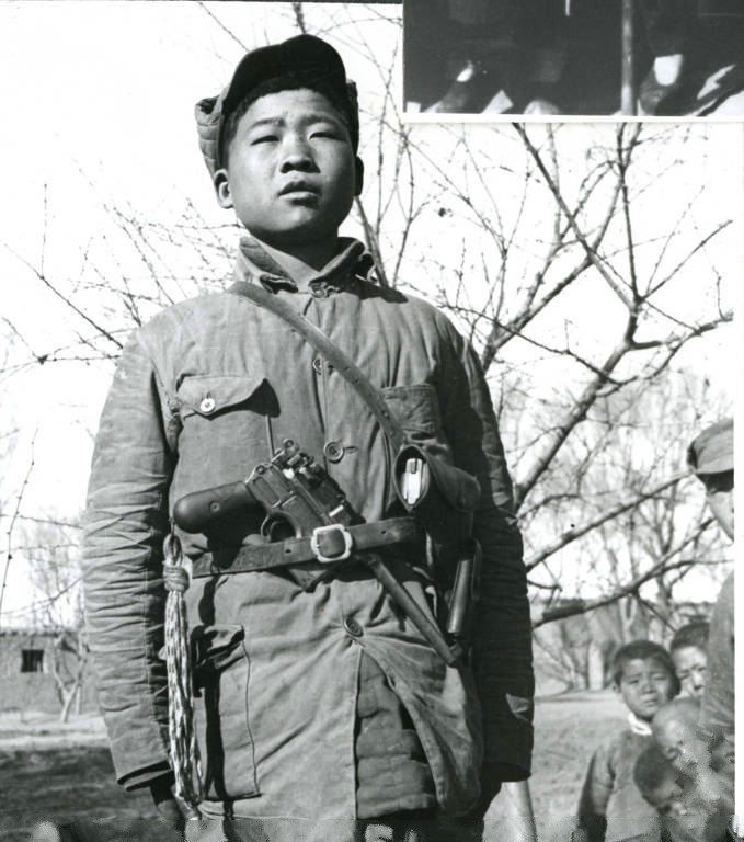 历史真实老照片:抗日时期的儿童八路军,个个都是打日本军的能手