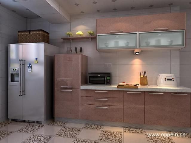 小户型厨房中冰箱怎么摆放 厨房冰箱摆放效果图
