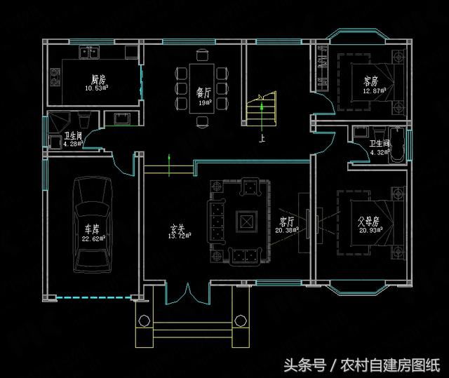 15x10米经典二层小别墅,四款户型布局,哪种更实用