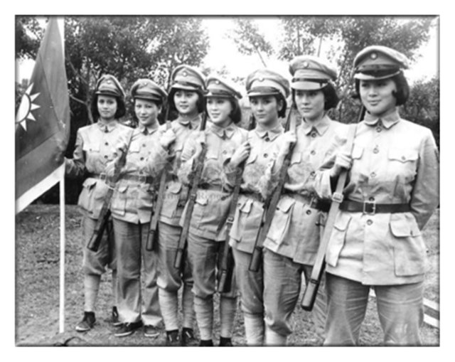抗日战争中国民党女兵的真实形象
