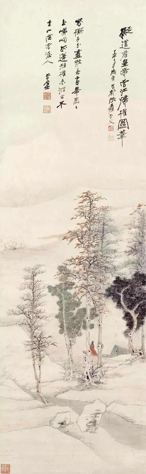 张大千青绿山水画作品欣赏!