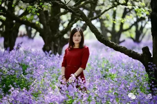 两年前在宿迁三台山森林公园山拍摄的美女人像