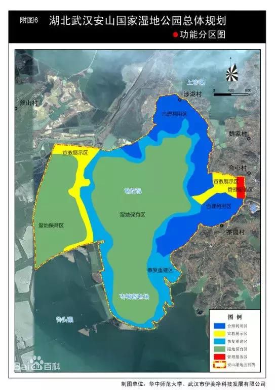 湖北安山国家湿地公园以湖泊湿地为主,同时分布有部分的沼泽湿地