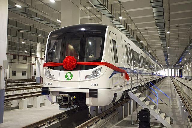 深圳地铁7号线列车,图片来自大公网