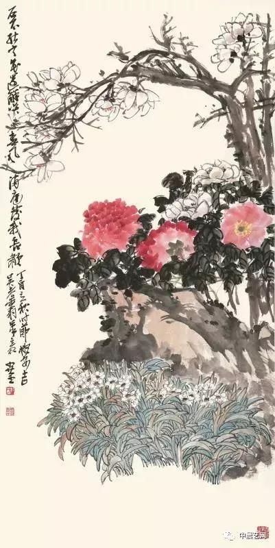 【名家清赏】条条新枝水上来,片片繁花石中开杜小荃作品欣赏