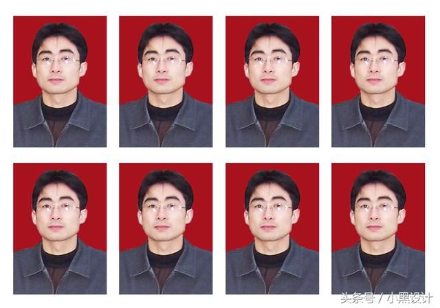 photoshop把普通照片制作成1寸,2寸照片,红底,蓝底,白