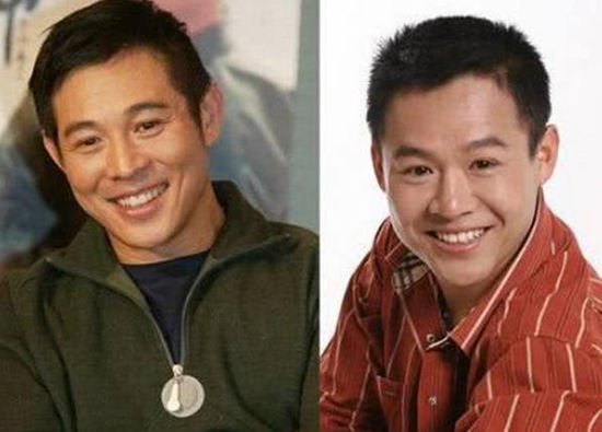 1985年出生的刘坤做为动作片影星李连杰的替身,从图片看两人非常相似