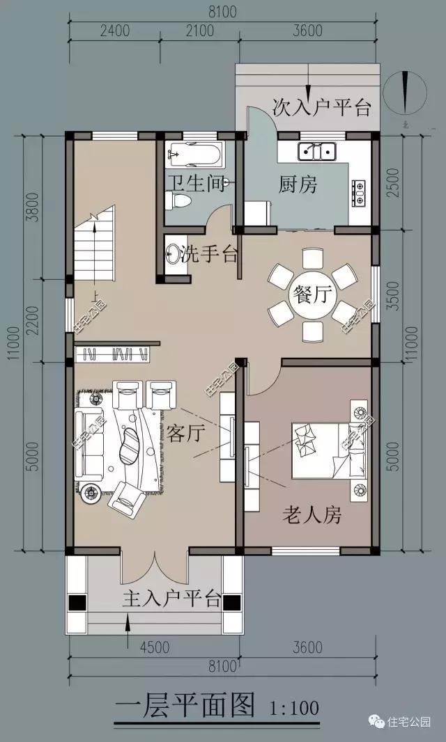 9米x13米农村户型图,9米宽13米深农村房图 农村建别墅要实用首选2层,这8套最漂亮,挑一套30万过完年就建!