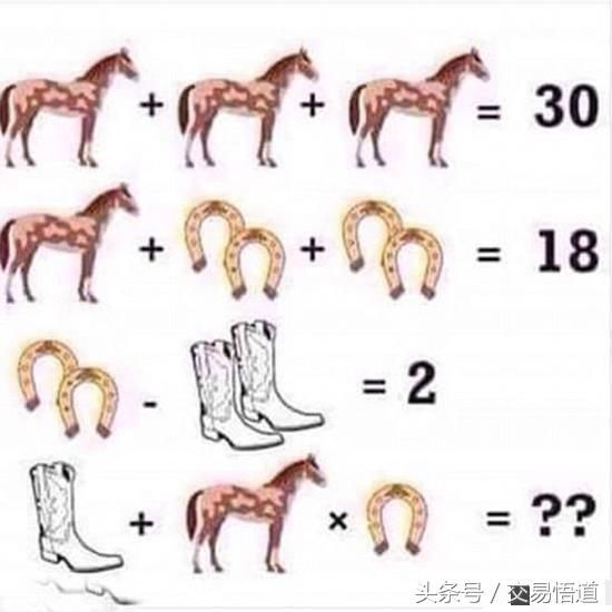 有趣的益智数学题,一共5道,要是全都答对,绝对牛人