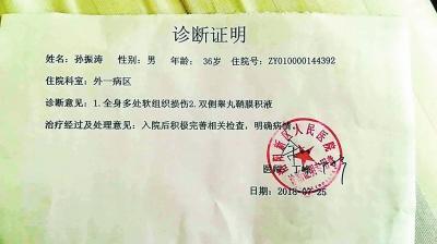 医院开具的诊断证明.