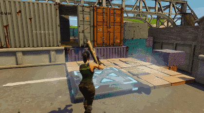 玩家在游戏中可以自由建造,或是台阶或是掩体,借由产生出更加灵活的