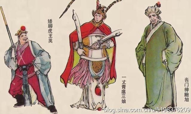 颜梅华彩绘《水浒》108将人物谱