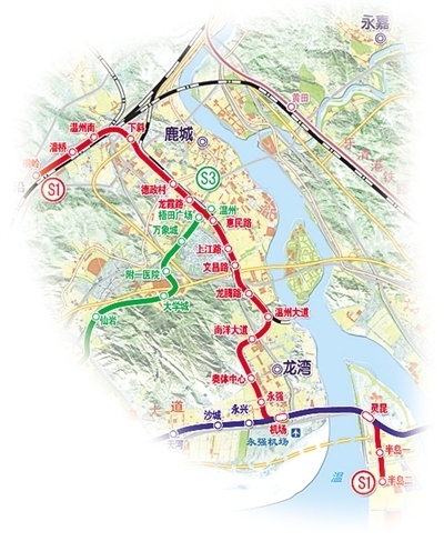 近日,市民政局(地名办)已核准了温州市域铁路s1线一期工程21座车站站
