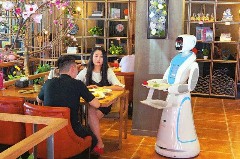 机器人来上菜
