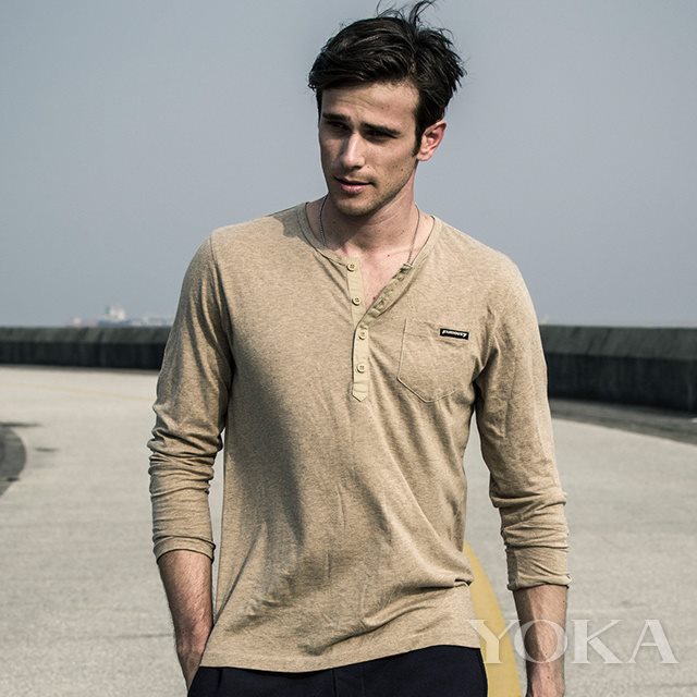 认识亨利衫 亨利衫"henley shirt.