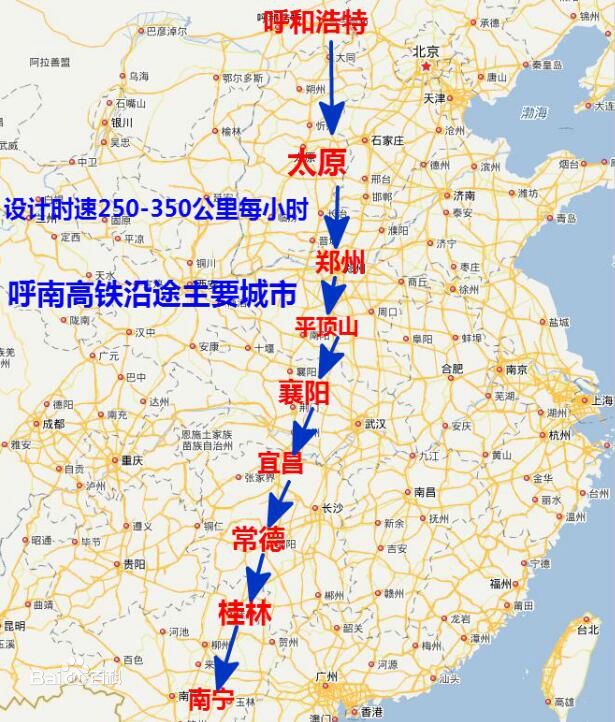 我国最新规划的一条重要的高铁线路,建成后堪比京广铁路