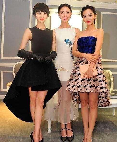 女神的身上发生了什么!与倪妮范冰冰景甜合照,杨颖成了小黑妹