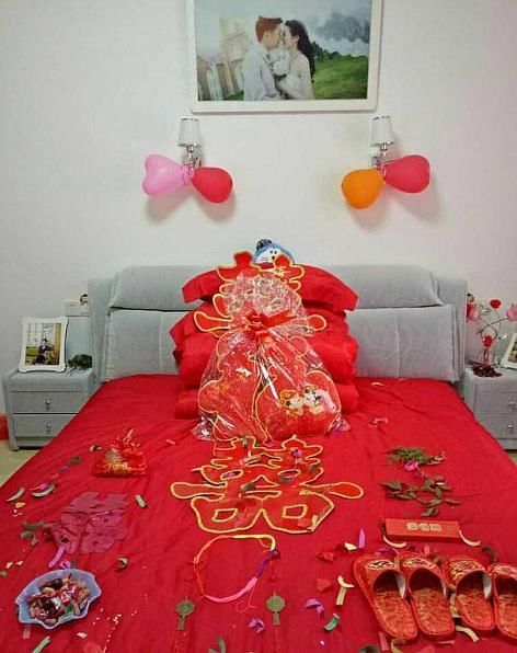 结婚那天,看着装修漂亮的婚房,想到这几个月来我们共同付出的努力