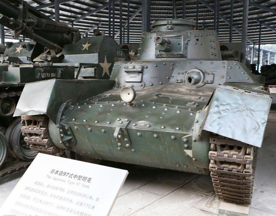 二战武器,日本89式坦克,亚洲战场不可一世,远东战场的