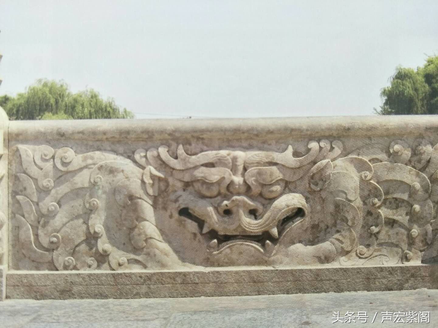 实拍"天下第一桥"赵州桥上的精美栏板
