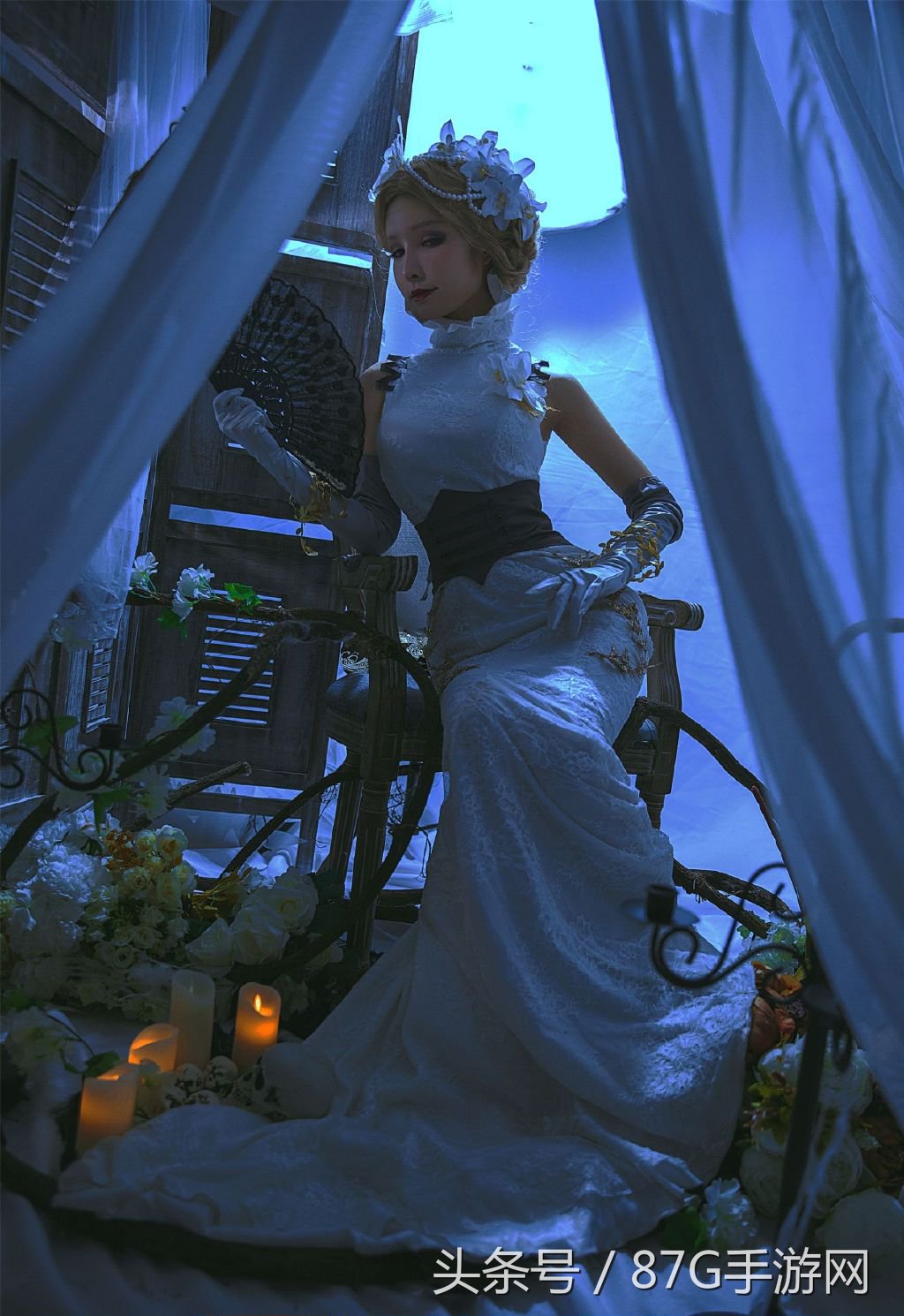 第五人格红蝶花嫁cosplay美翻了!穿上嫁衣等君采撷
