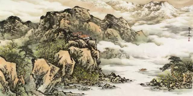 山水画教程:传统山水画设色技法