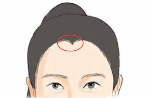 五,有美人尖的女人 如果女人额头的发际线呈"m"形状的话,那么正中间