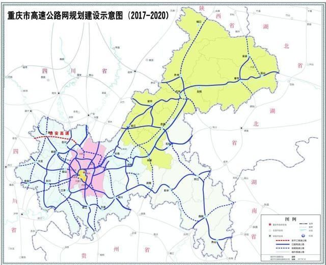 合安高速重庆段开工 将是长寿合川两江新区自驾成都最近路