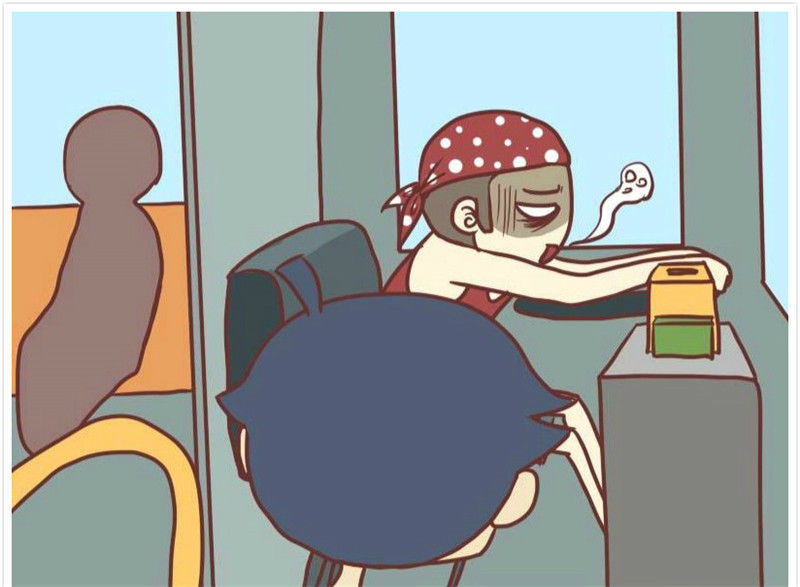 漫画:不过是晕车而已