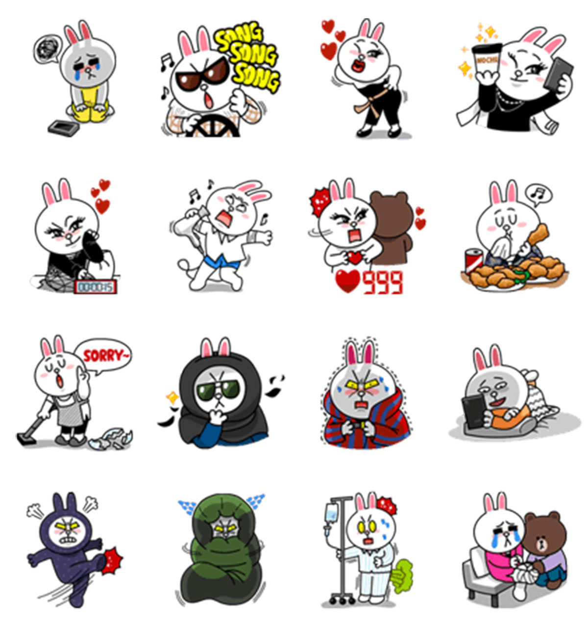 (千颂伊 line 表情包)