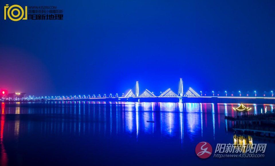 阳新地理:湖北阳新莲花湖夜景美如画!