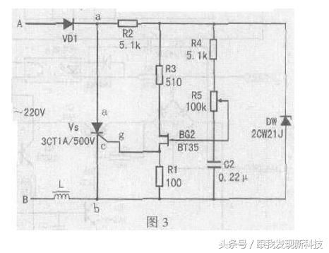 电机调速电路-可控硅调速器电路图