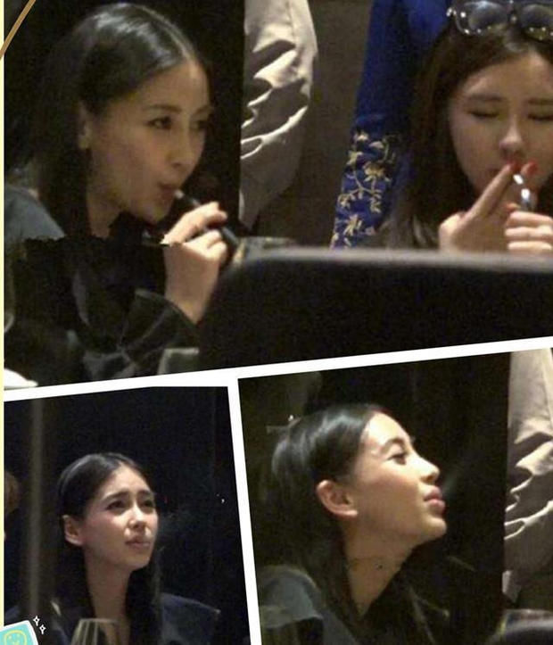 baby继被拍抽电子烟之后,片场再度被拍抽真烟
