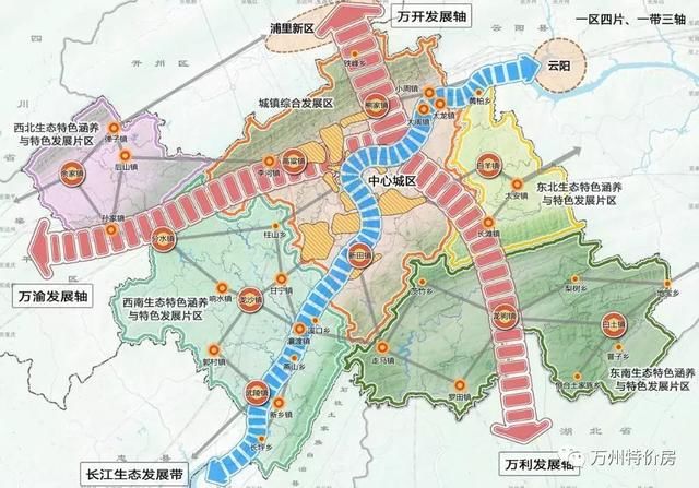 史上最全!曝万州区规划详解,重庆万州将沿这几条线发展图片