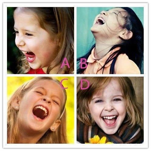 心理测试:图中哪个小女孩笑的最假?测试你是心机女还是傻白甜!