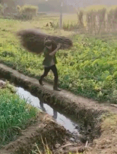 搞笑gif:陪男票打球的妹子都这样吗?太甜啦!