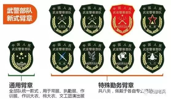 军历勋章等标识……,武警07式服装包括礼服,常服,作训服和标志服饰4个