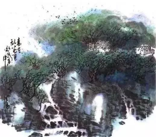 山水画教程:传统山水画设色技法