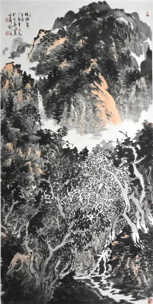 当代中国山水画家侯敬刚