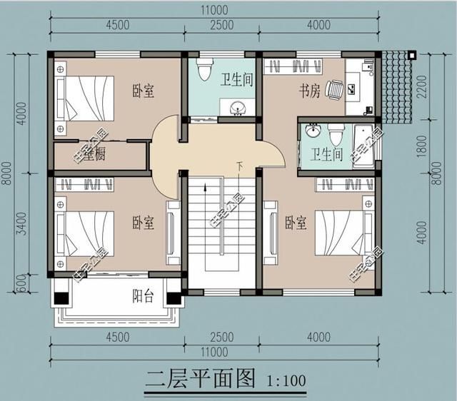 农村自建面宽11米的4室1厅二层别墅,带柴火房,格调高雅还接地气