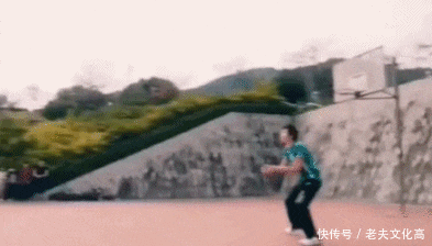 搞笑gif: 原来投石问路, 这成语是这样来的啊! 笑得下